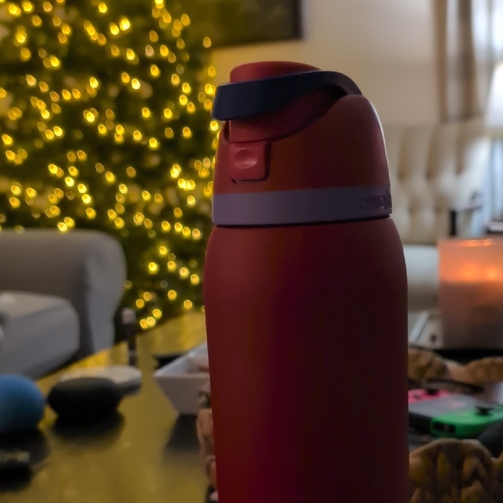 Red Thermos Water Bottle